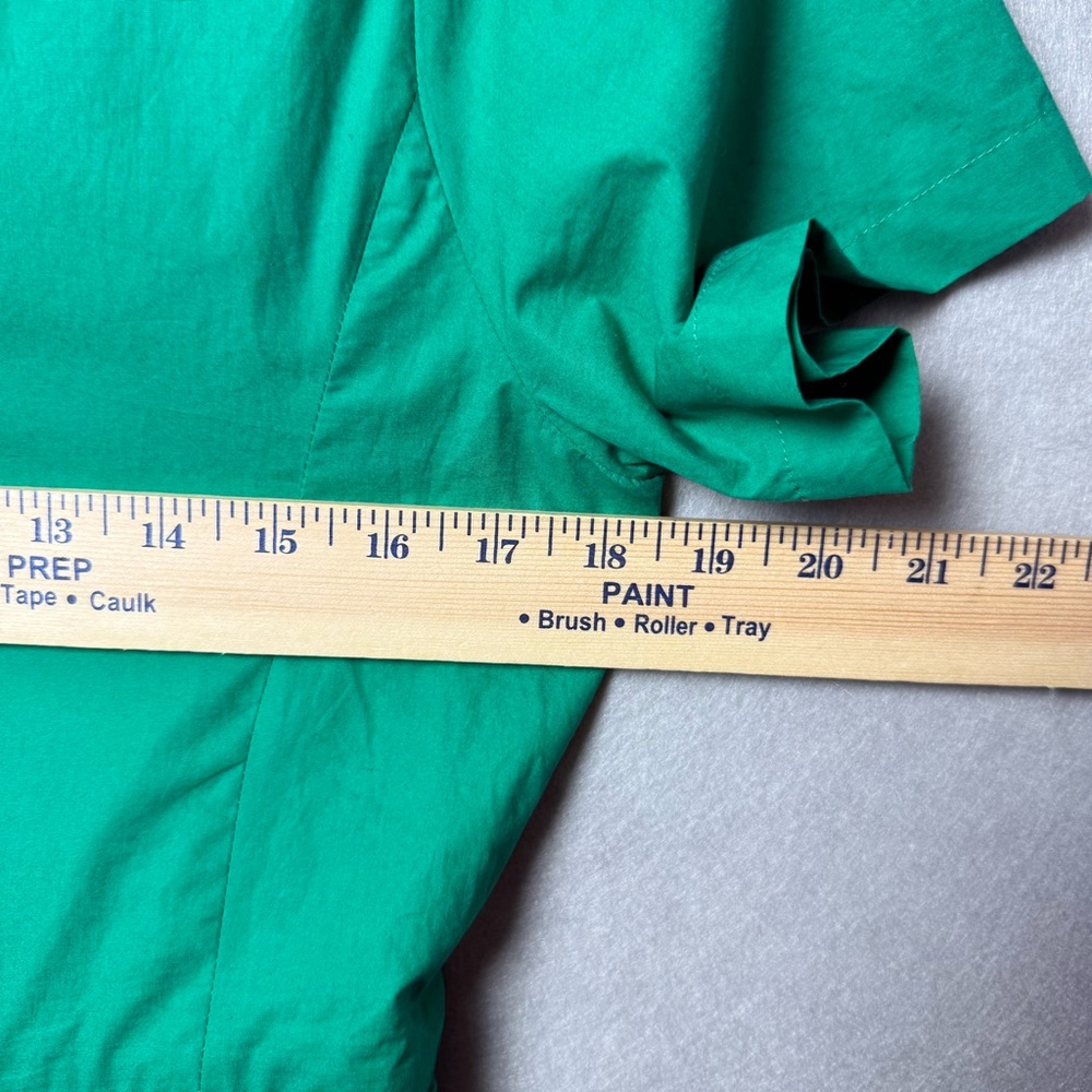 Maeve Anthropologie Women’s Short Sleeve Pleated Dress in Green Size 10 NWT - Picture 9 of 11